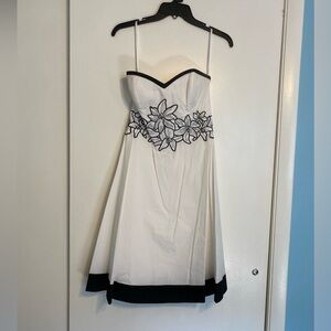 Strapless White Dress